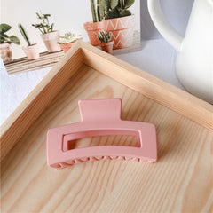 Acrylic Frosted Square Hair Claw Ponytail Holder
