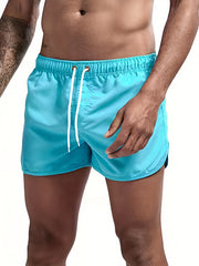 Men's Quick Dry Comfy Beach Shorts - Drawstring Waist