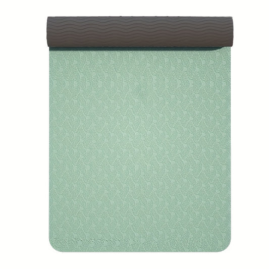 Non Slip TPE Yoga Mat Eco Friendly Soft Fitness Mat 185x61x0.72in