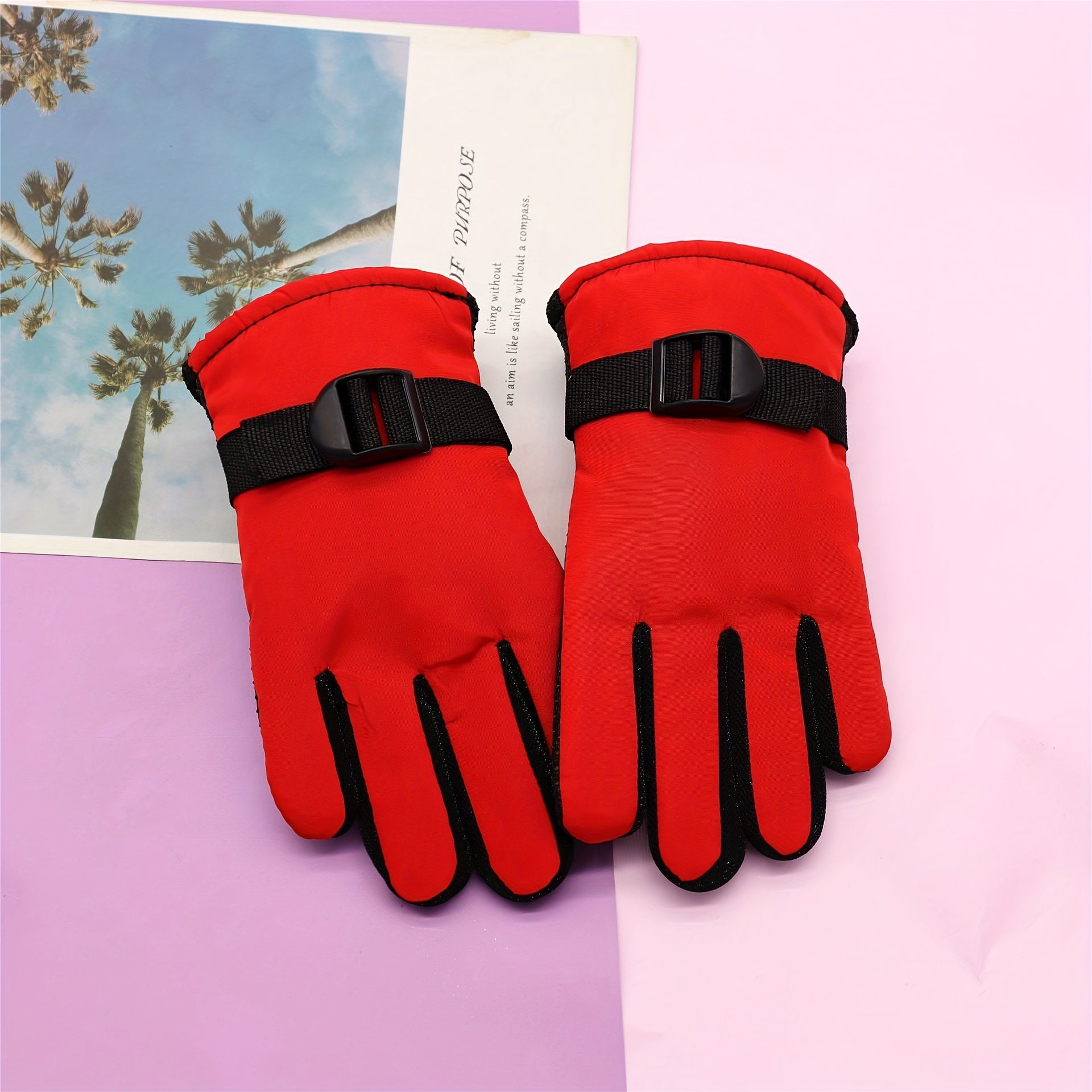 Kids' Skiing Coldproof Gloves Winter Waterproof & Windproof Gloves