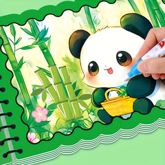 4pcs Reusable Water Book with Pens