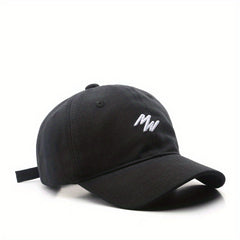 Embroidered Duck Tongue Cap Outdoor Sun Hat Baseball Cap