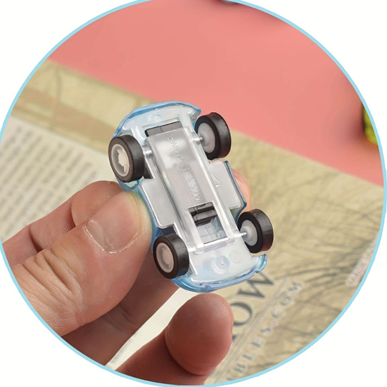 10pcs Transparent Pull Back Small Car Inertia Small Toy Kindergarten Small Gift