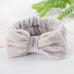 Soft Coral Fleece Spa Headband for Women Girls Skincare Shower