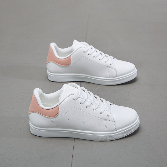 Women's Lace-Up Flat Skate Shoes Low Top Sneakers