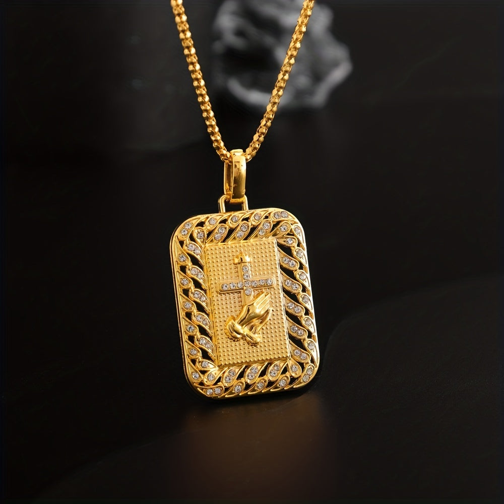 Hip Hop Jewelry Cross Pendant Necklace
