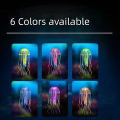 Silicone Glowing Jellyfish for Aquarium Decoration