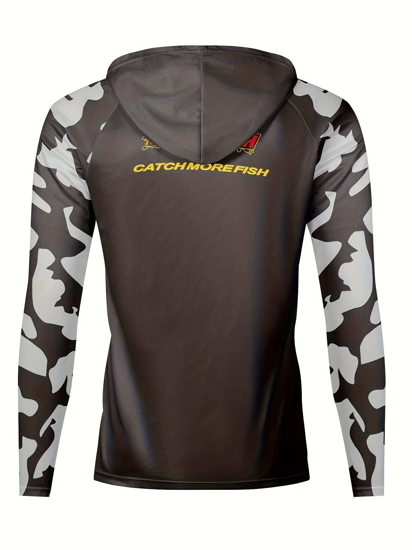 Men's Camo UPF 50 Sun Protection Hoodie Long Sleeve Top