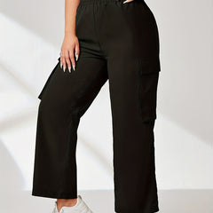  Y2K Cargo Pants Women's Plus High Rise Straight Leg Pants