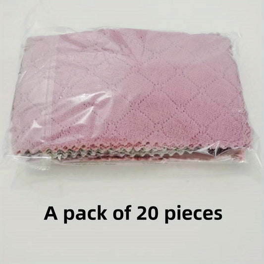Double Sided Dishwashing Towel, Non-stick, Thickened, Water Absorption