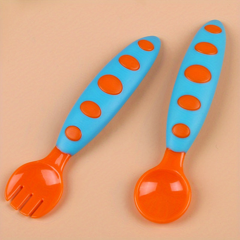 Baby Spoon Fork Set for Food Supplement Tableware