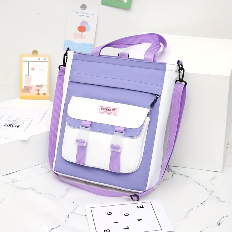 Canvas School Bag for Primary Students