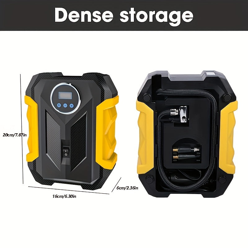 Portable Car Air Compressor LED Pump for Tire Inflation