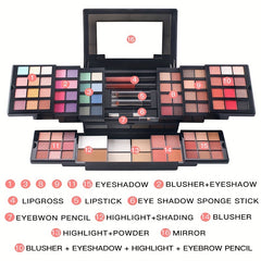 Eyeshadow Palette with Shimmer Matte Decolorize Options