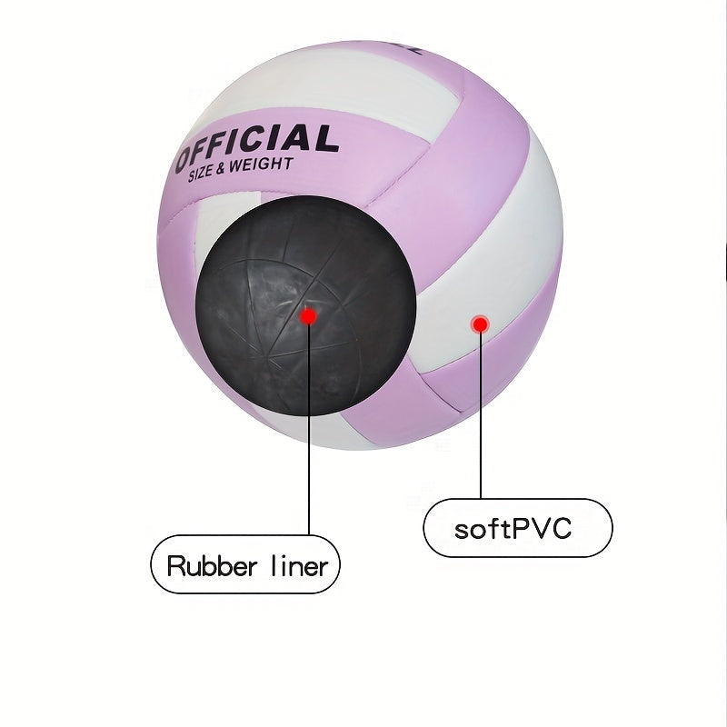 Cushioned Composite Leather Volleyball Size 5