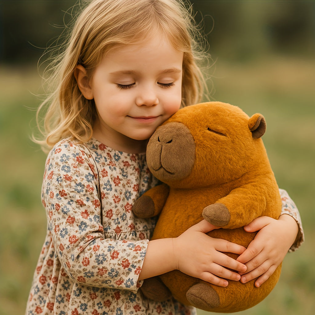 Soft Capybara Plush Stuffed Puppet for Kids Party Gift