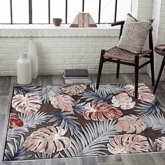 Maple Leaf Pattern Area Rug Soft Carpet for Living Room Bedroom