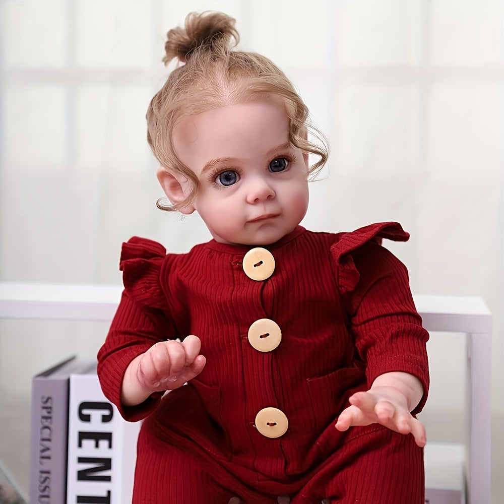 22" Reborn Doll Vinyl Silicone Realistic Lifelike Birthday Gift