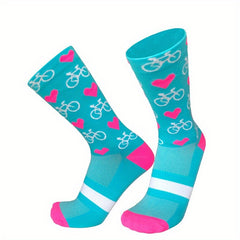 Pro Cycling Socks Men Women Compression Road Mountain Cycling