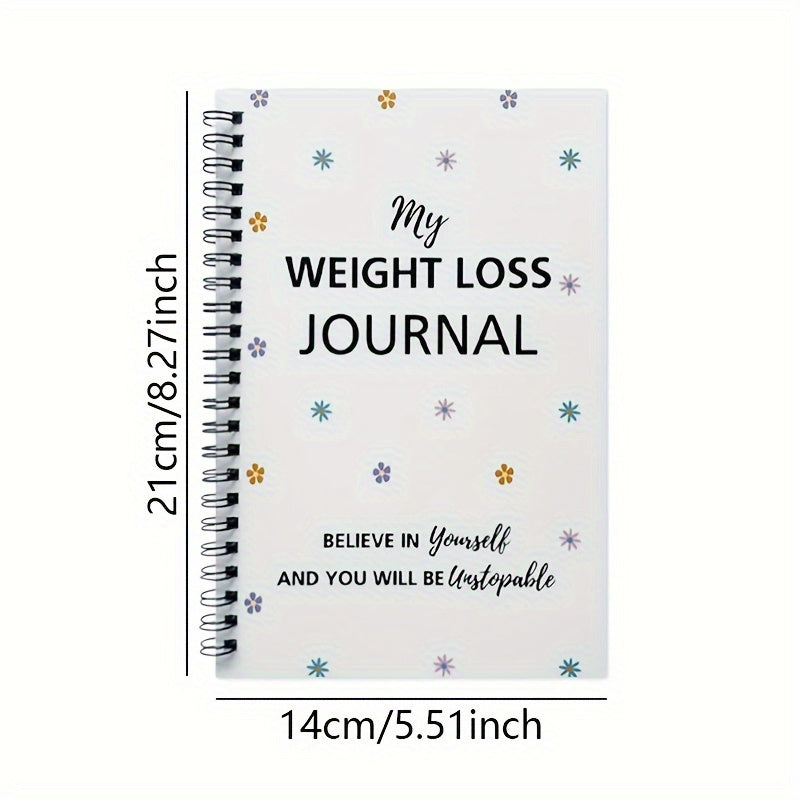 Floral Weight Loss Journal & Fitness Planner