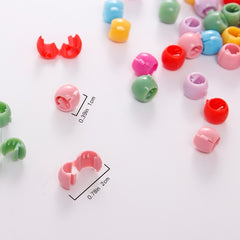 Mini Rainbow Hair Claw Clips for Girls Women