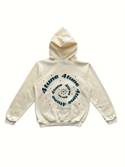 Y2K Letter & Star Print Sweatshirt Zip Up Hoodie
