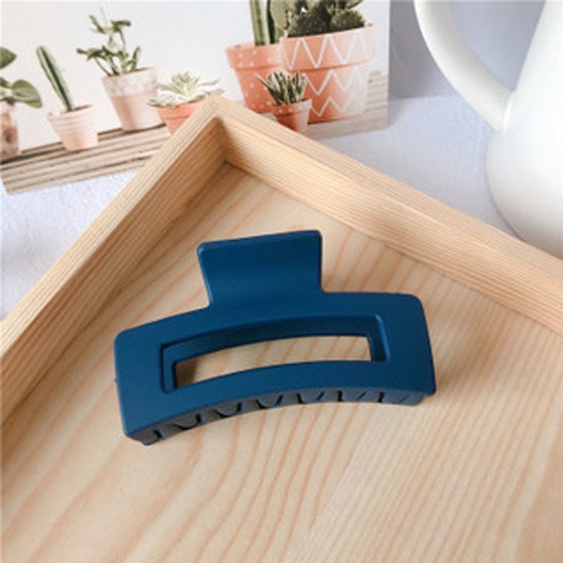 Acrylic Frosted Square Hair Claw Ponytail Holder