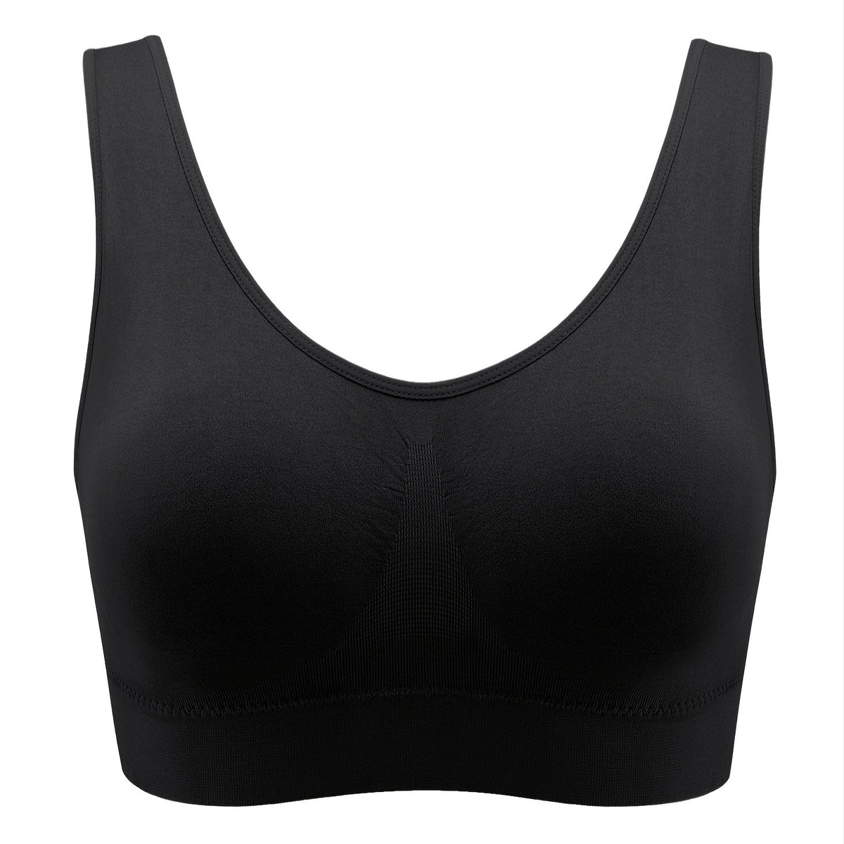 Seamless Solid Bra Women's High Stretch Push Up Bra