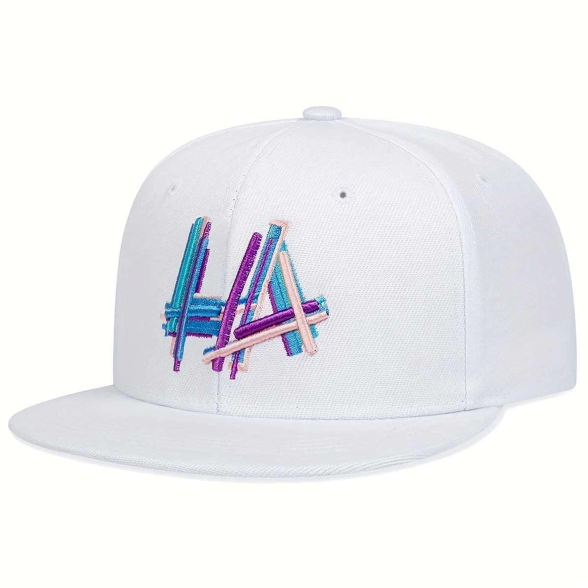 Unisex Breathable Baseball Cap with Alphabet Embroidery