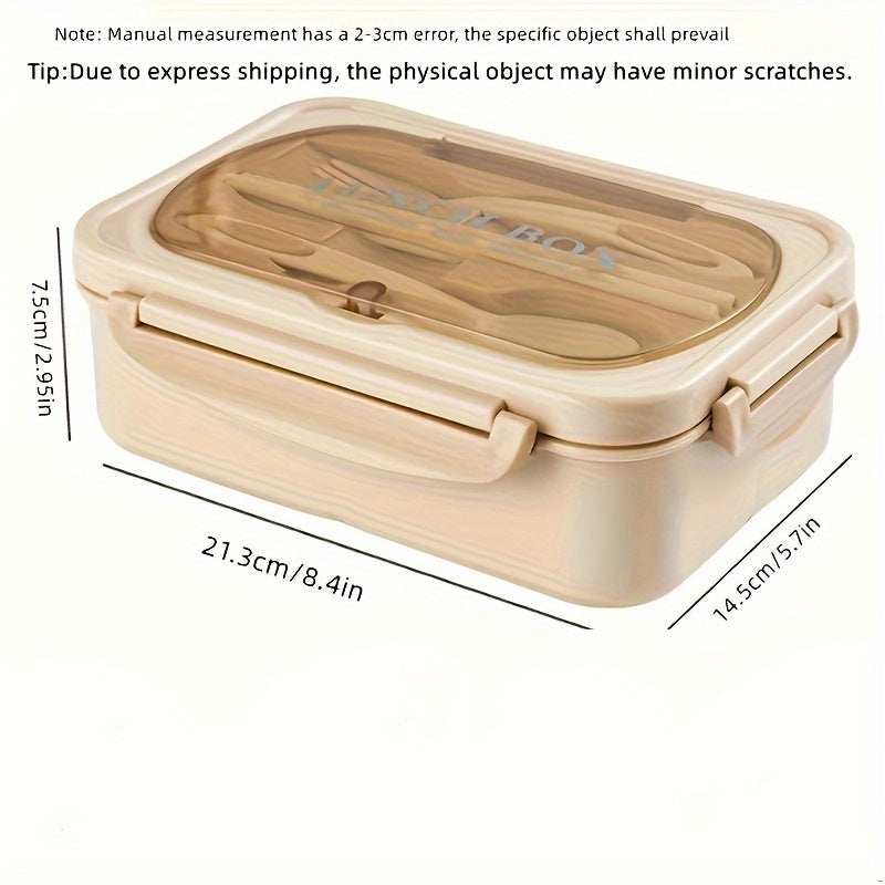 1000 ML Lunch Box with Tableware for Office Workers - Leakproof Food Container