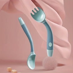 Kids Training Spoon Fork Safe Environmentally Friendly Materials