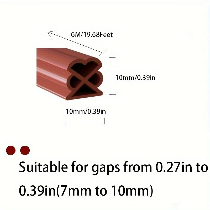 6m Knot Type Door And Window Sealing Strip - Dust-proof Sound Insulation