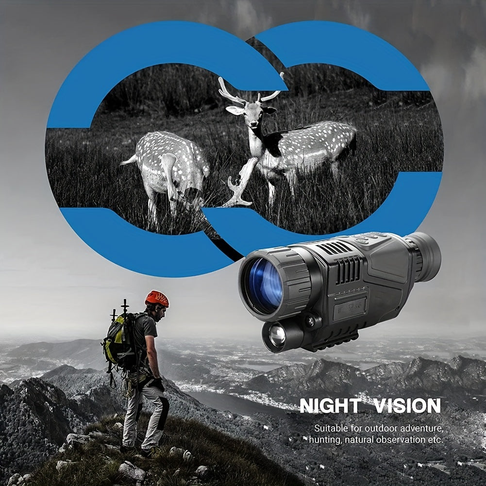HD Monocular Night Vision 8X Zoom 32GB Memory Card - Camping Fish