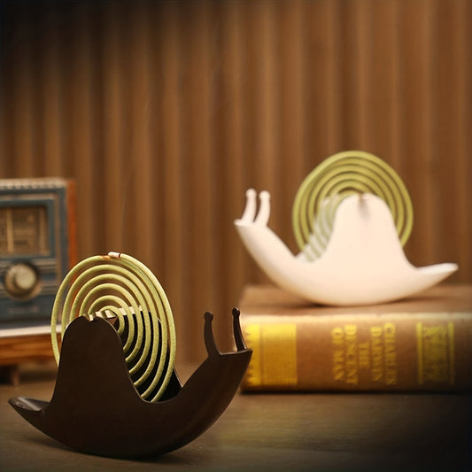 Snail Mosquito Coil Holder Iron Tray Fireproof Ash Burner Home Decor