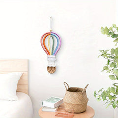 Nordic Style Woven Rainbow Hanging Ornament Balloon Wall Decoration