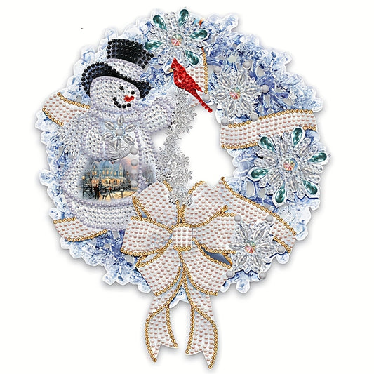 5D Christmas Snowman Diamond Painting Kit for Adults