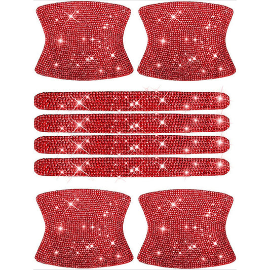 Rhinestone Car Door Handle Scratch Protector Stickers