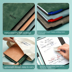 A5 Whiteboard Notebook Set with PU Leather Cover