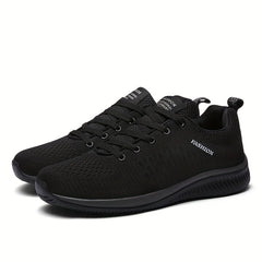 Men's Breathable Lace-up Running Shoes