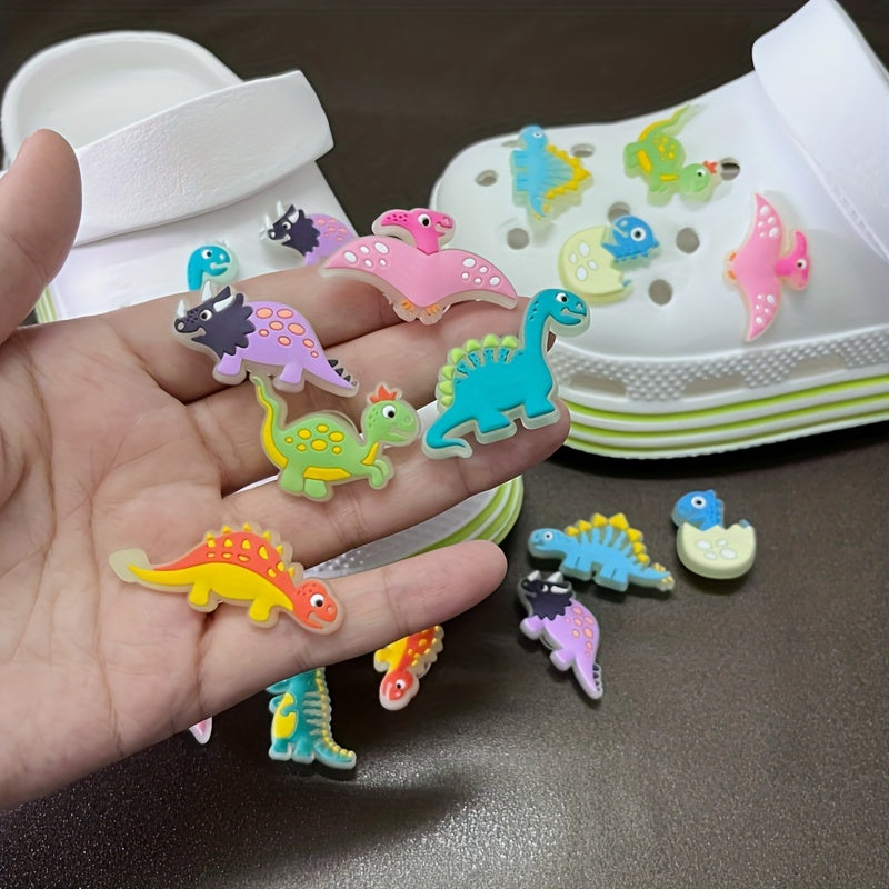 Dinosaur Shoe Charms PVC Anime Shoes Sandals Slippers Decoration