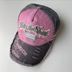 Men's High Letters Embroidered Baseball Cap Snapback Hip hop Cap