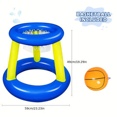 Inflatable Pool Basketball Hoop Set - Summer Fun!