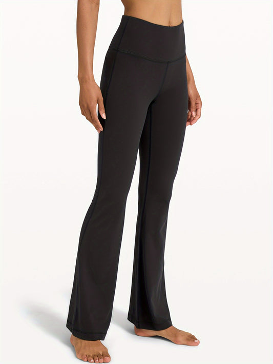 Seamless Yoga Flared Leggings Fitness Sports Bootcut Pants
