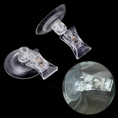 2pcs Sucker Clamp Wall Suction Cup Clip for Living Room