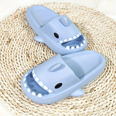 Boy's Shark Slippers Comfy Non Slip Home Shoes For Kids Indoor Activities