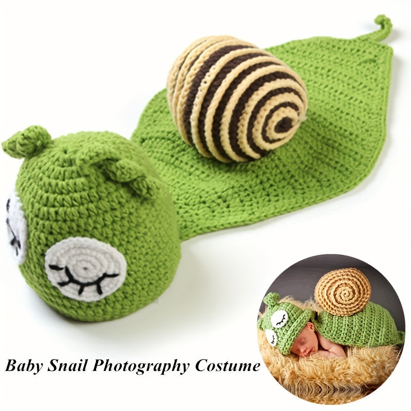 Newborn Snail Crochet Knitted Photo Outfit Baby Costume
