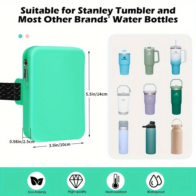Silicone Pouch Bag For Tumbler Cup Waterproof Handheld Storage Wallet
