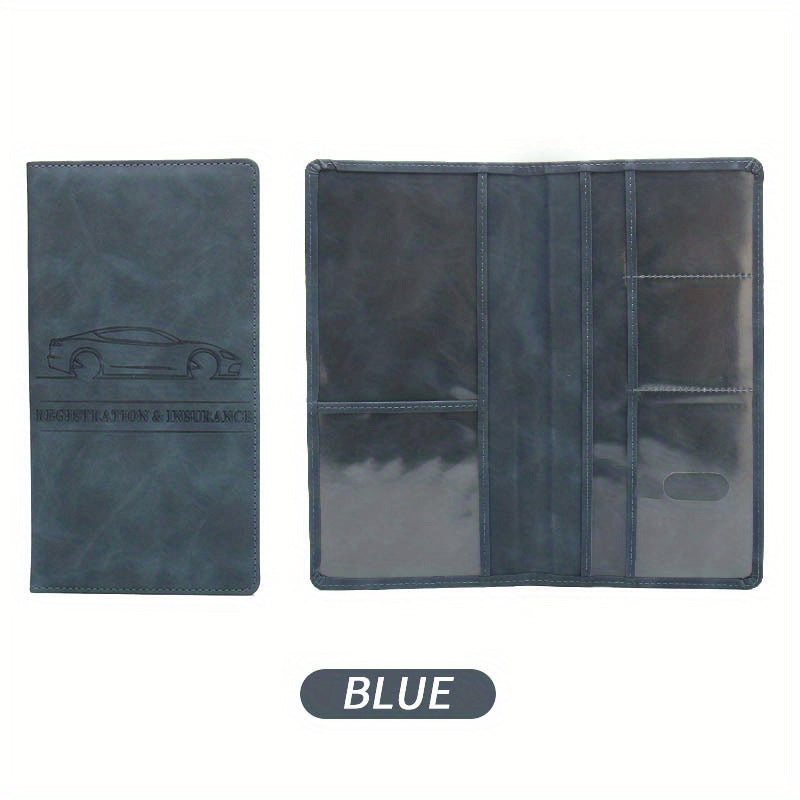 Car Registration And Insurance Clip Storage Bag