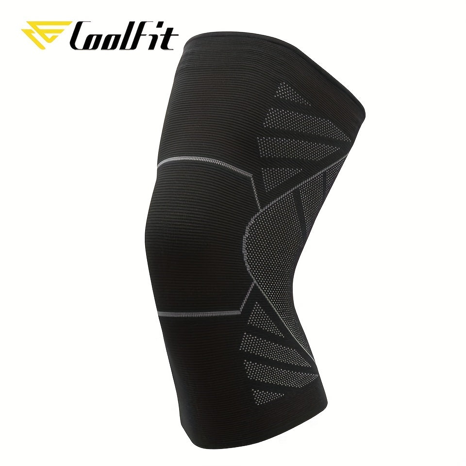 Thin Elastic Sports Knee Pad Non-slip Knee Sleeve for Basketball Jogging