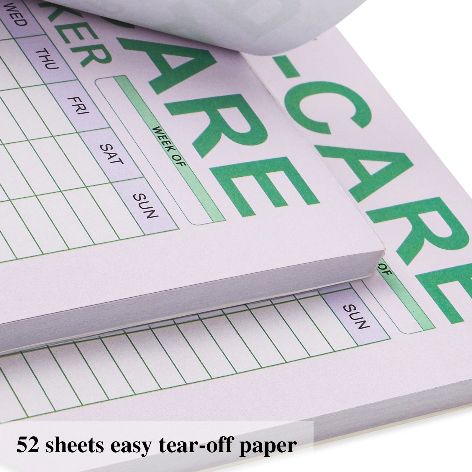 Self Care Planner Notepad - Prioritize Health, Achieve Balance - 52 Sheets